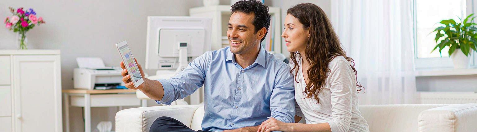 Project solution in a modern office setting